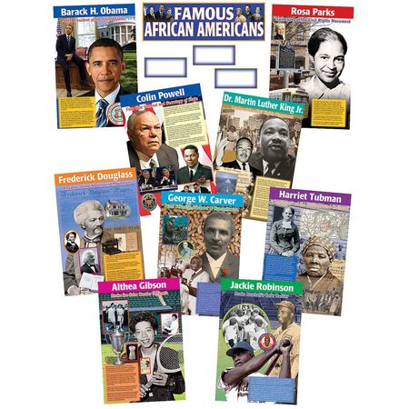 TEACHER CREATED RESOURCES Famous African Americans Bulletin Board Display Set TCR4752